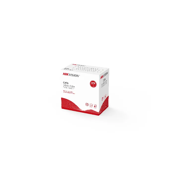 Ds-1Ln6-Ue-W 305M Câble Réseau Cat5E Utp 305M, Cuivre Solide, 0,53Mm, Cm, Noir