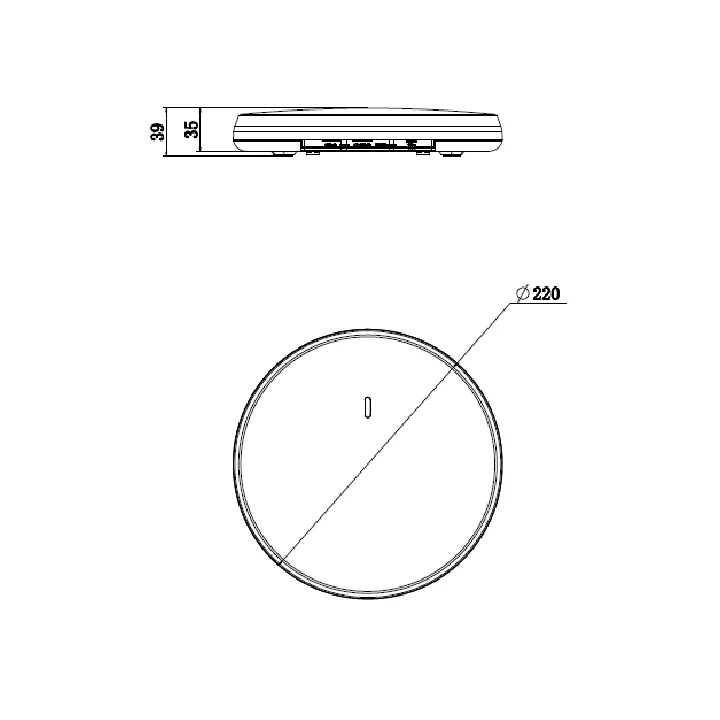 Ds-3Wap622E-Sio-Std Point D'Accès Wi-Fi 6 Celling, 3000 M