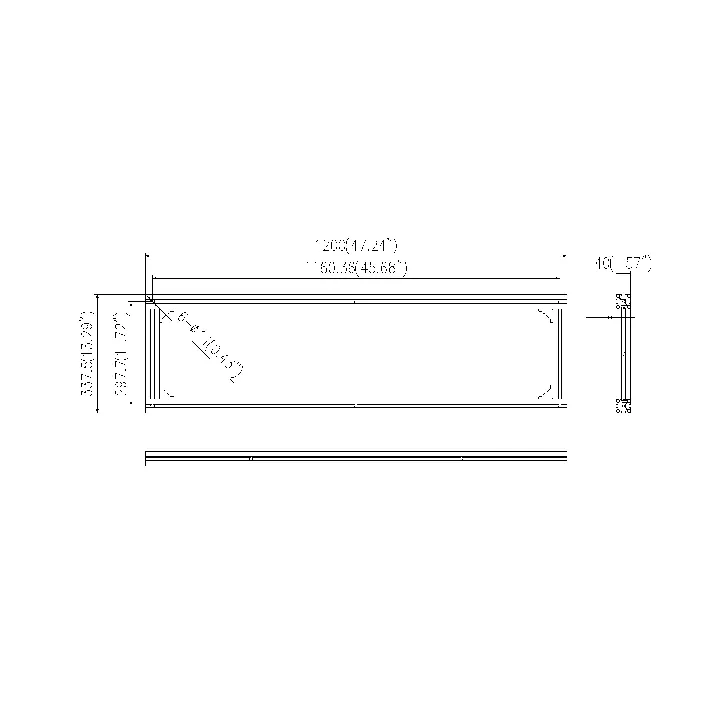 Ds-Dl126033W Support Cadre Pour Mur D'Images 1X2 For Ds-D4209-Hwf, Ds-D4212Fi-Gwf/Cwf