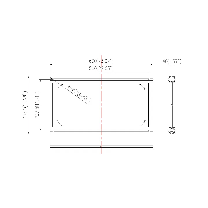 Ds-Dl116033W Support Cadre Pour Mur D'Images 1X1 For Ds-D4209-Hwf, Ds-D4212Fi-Gwf/Cwf