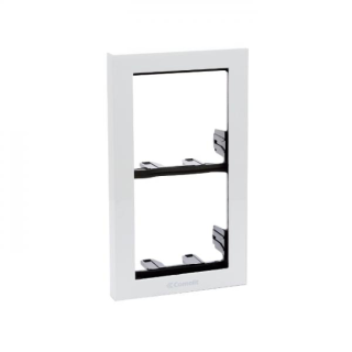 Cadre porte-modules 2 modules Couleur  anthracite