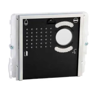 Série Ikall Metal - Module Sans Bouton Pour Unité Audio/Vidéo, Acier Inox.