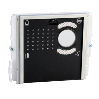 Module audio-vidéo 2 BP couleur noir Ikall
