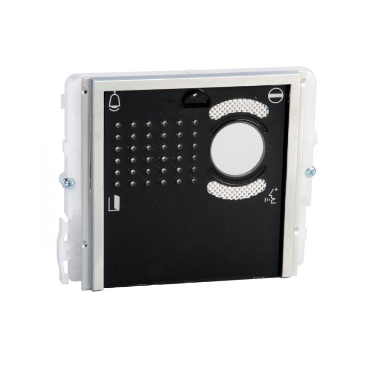 Module audio-vidéo 2 BP couleur noir Ikall