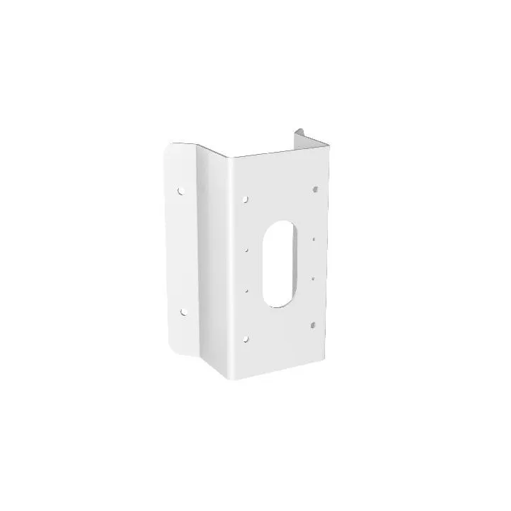 Support D’Angle En Acier Inoxydable – Finition Blanche Hikvision