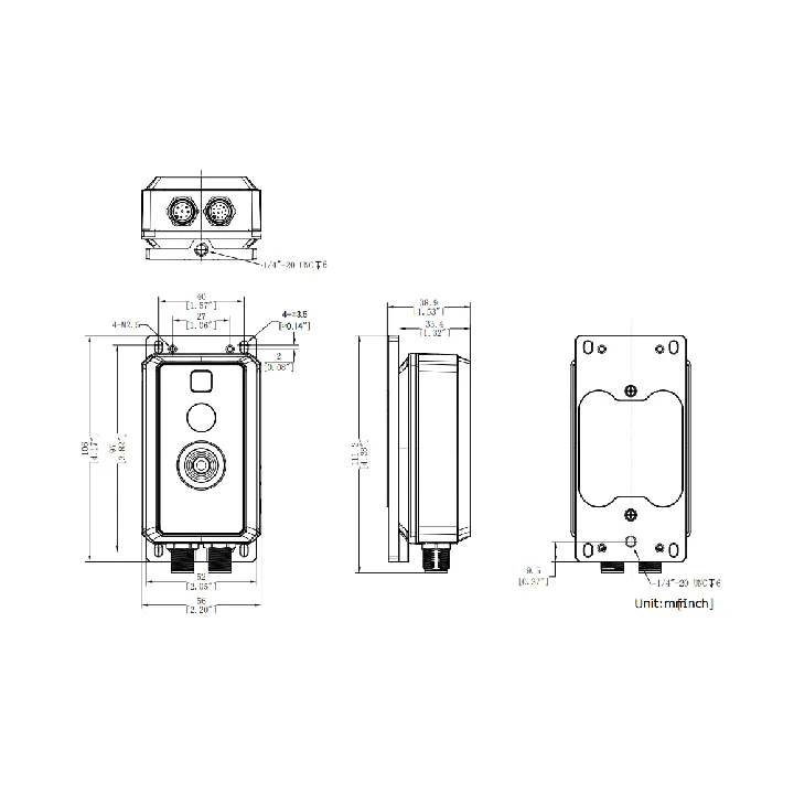 Hm-Td3028T-2/Qb Caméra Cube Thermographique