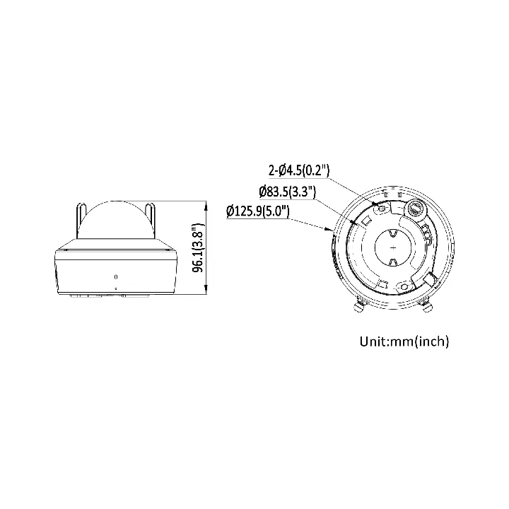 Nk844W1H-1Tepack 4 Dôme Fixes, 4Mp, 28Mm,Wifi