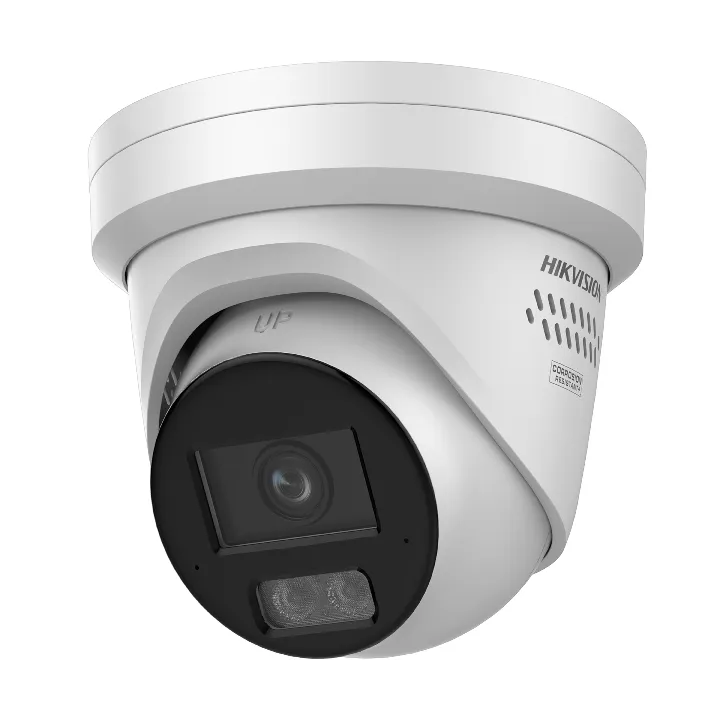 Ds-2Cd2347G3-Lis2Uy/Sl(2.8Mm) Caméra Turret Ip Fixe 4Mp Colorvu Hybride, Anti-Corrosion, Ir 30M