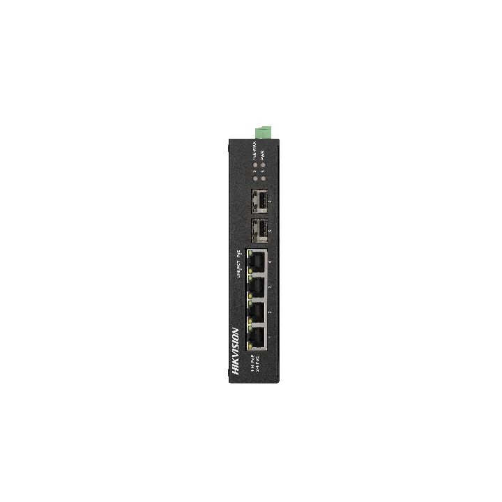 Ds-3T0506Hp-E/Hsl2 Switch Industriel 4 Ports Poe Gigabite