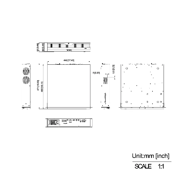 Ids-9664Nxi-M8/X Enregistreur Hikvision Vidéo Numérique Deepinmind 64 Canaux 2U 8K