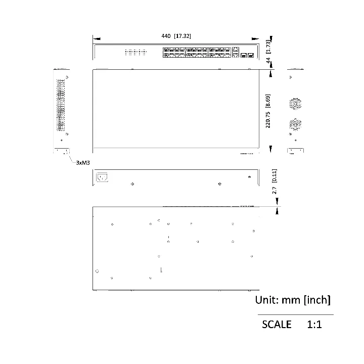 Ds-3E1326P-Ei:24 Switch Poe Smartmanaged 24 Port