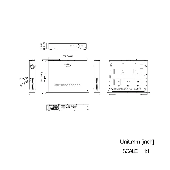 Ds-7764Ni-M4 Enregistreur Nvr Série M 8K 1,5U 64 Canaux,Decodage 32-Ch@1080P,Hdmi,Vga