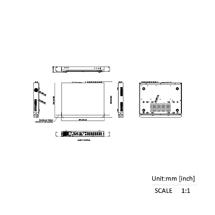 Ids-7216Huhi-M2/Pxt/4A+4/1Alm Enregistreur Nvr 16 Canaux, H265, 5Mp, 2, 1U