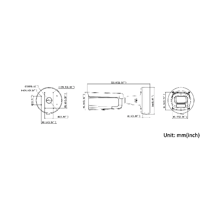 Ds-2Cd2647G3-Lizs2Uy/Sl(2.8-12Mm) Caméra Bullet Ip Varifocale 4Mp Colorvu Hybride, Anti-Corrosion, Ir 60M