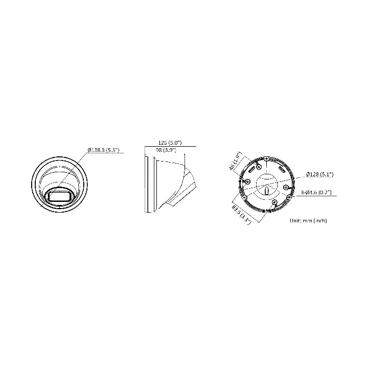 Ds-2Cd2H43G2-Izs(2.8-12Mm) Caméra Turret Ip Varifocale 4Mp Acusense, Ir 40M