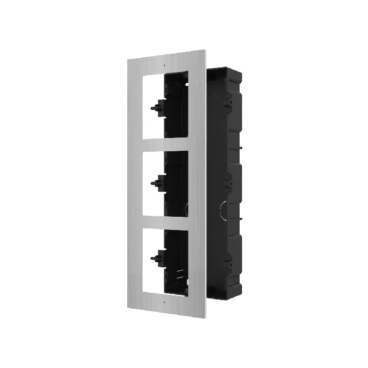 Ds-Kd-Acf3/S Support 3 Modules Interphone Intérieur Et Extérieur, Acier Inoxydable, Boîte De Jonction