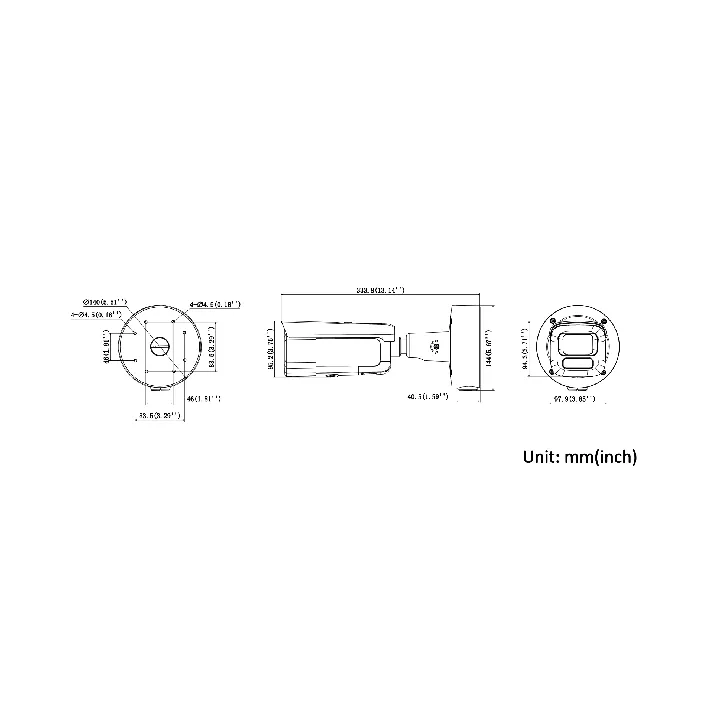 Ds-2Cd3646G3-Lizsuy/Sl27-135Mmef Caméra Réseau Bullet Motorisée À Focale Variable Motorisée