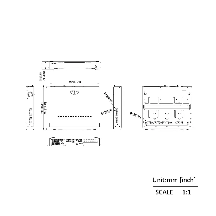 Ids-7716Nxi-M4/16P/X Enregistreur 16-Channel 1.5U 16 Poe 8K Deepinmind Nvr