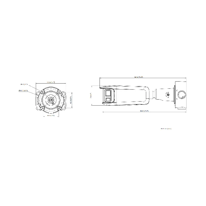 Ds-2Cd3T87G2P-Lsu/Sl4Mmco-Std Caméra Bullet,Fixed Lens,Ip67,8Mp