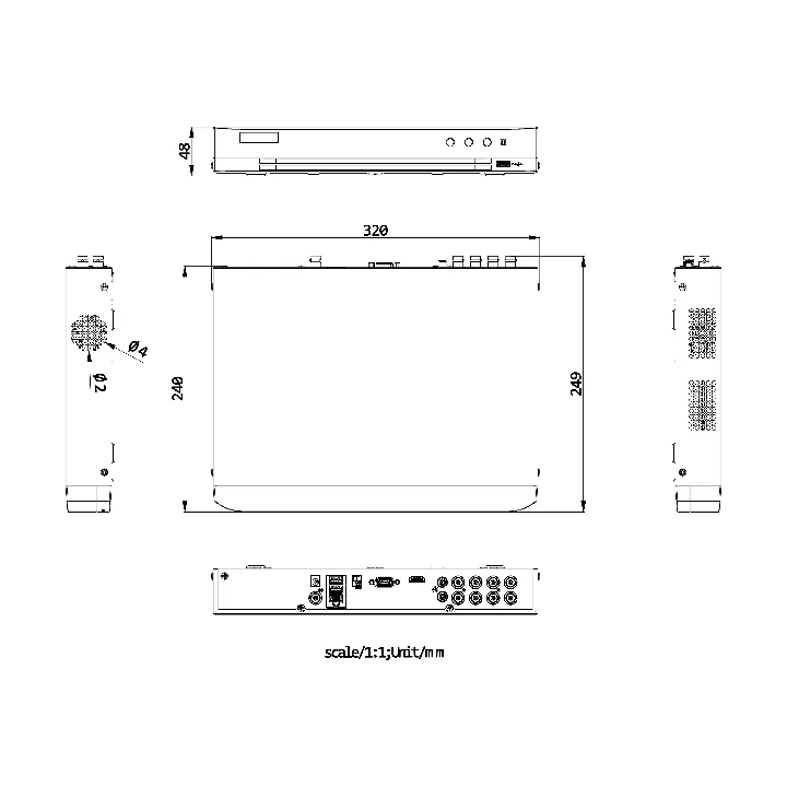 Ids-7208Huhi-M1/Xt Enregistreur Dvr 8 Voies 5 Mp 1U H.265 Acusense