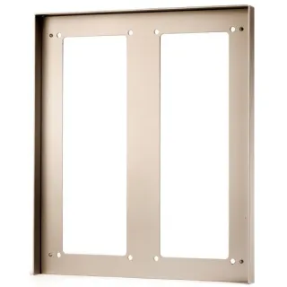 Visière Anti-Pluie En Aluminium Anodisé, Pour 2 Façades D'Encadrement 3 Modules