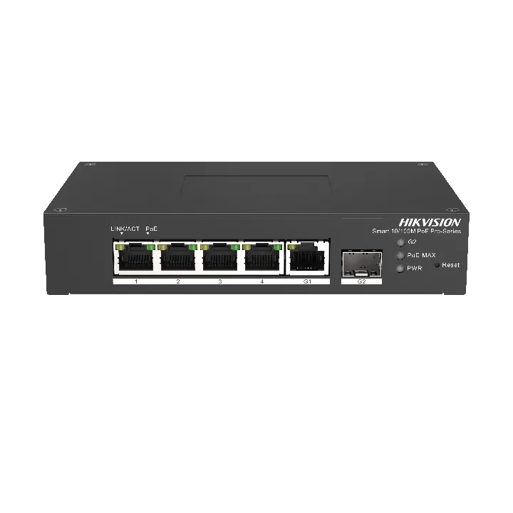 Ds-3T1306P-Si/Hs Commutateur Poe Intelligent Haute Résistance Fast Ethernet 4 Ports
