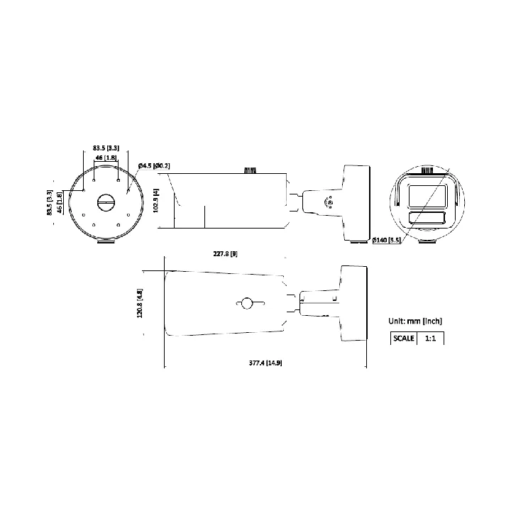 Ids-2Cd7A46G2/P-Izhsy(2.8-12Mm) Caméra Bullet 4Mp Varifocal,Deepinview,Ip67,Ik10