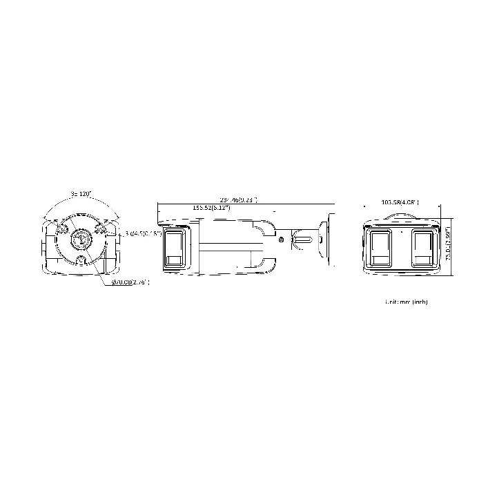 Ds-2Ce12Kf3Tp-Dls(180°) Caméra À Objectif Double Fixe 3K Colorvu