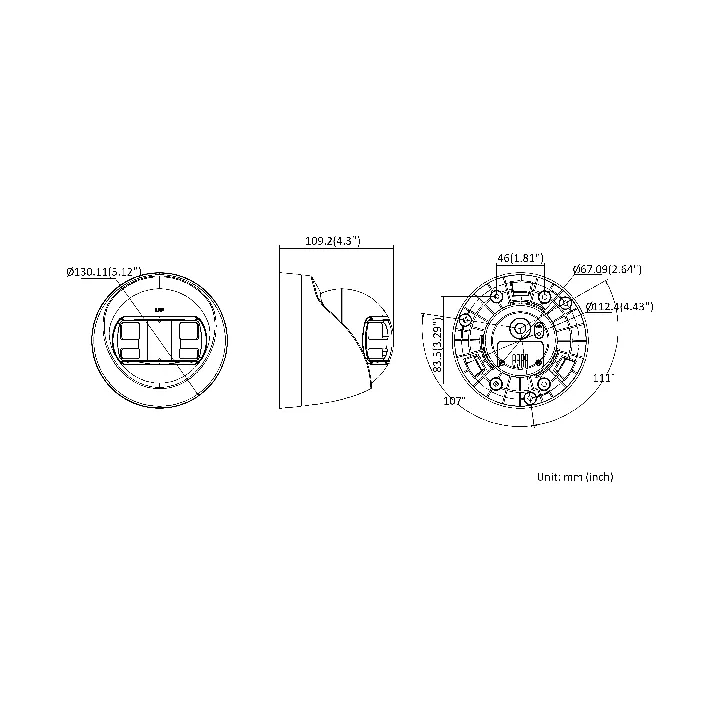 Ds-2Ce72Kf3Tp-Dls(180°) Caméra Smart Hybrid Light,Ir Light,White Light