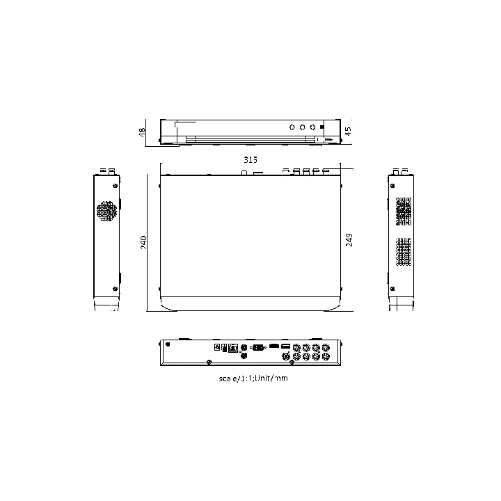 Ids-7208Hqhi-M1/Xt Support Tvi Two-Way Audio, 2-Ch Facial Recogn