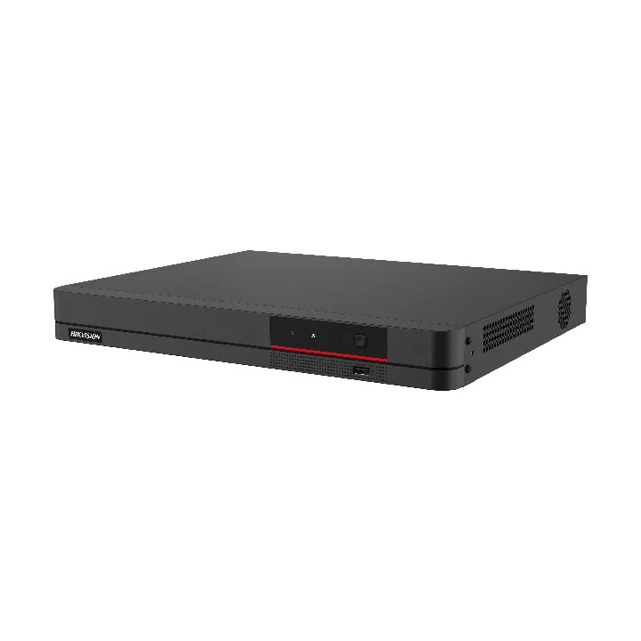 Ds-7608Ni-K2/8P/4G(C) Enregistreur Pro Nvr 8Mp 8 Canaux 80Mbps 8 Poe 1U 2 Sata 4G, Noir