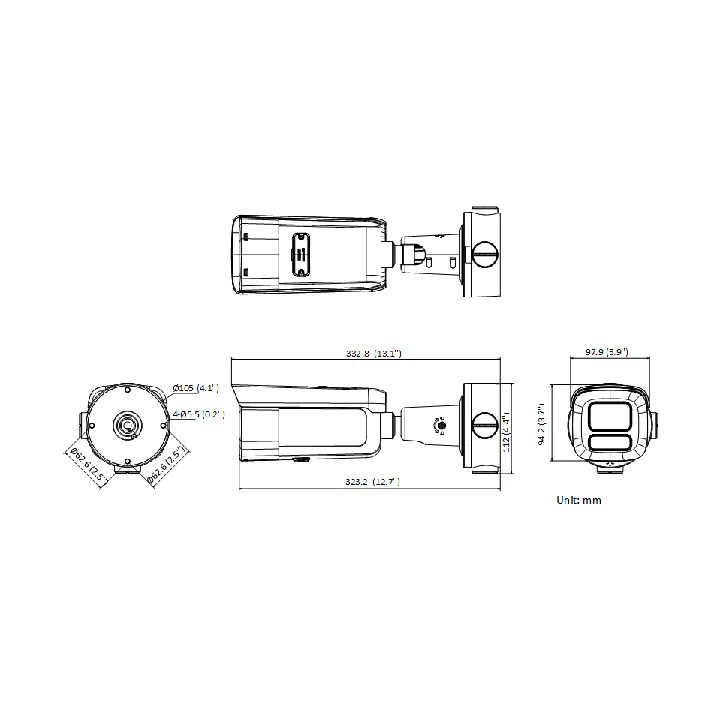 DS-2CD2683G2-LIZS2U(2.8-12mm) Bullet,8 MP,Motorized Varifocal Le