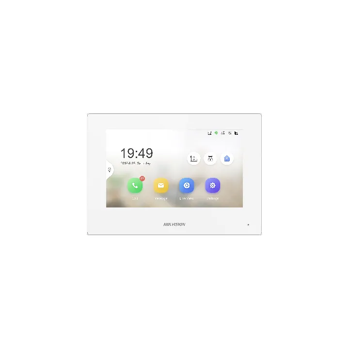 Ds-Kh6320-Wte1-Wo-Stdeurope Bv Station D'Intérieur - Écran Tactile 7" 1024X600 - Wifi/Ip - Micro & Haut Parleur