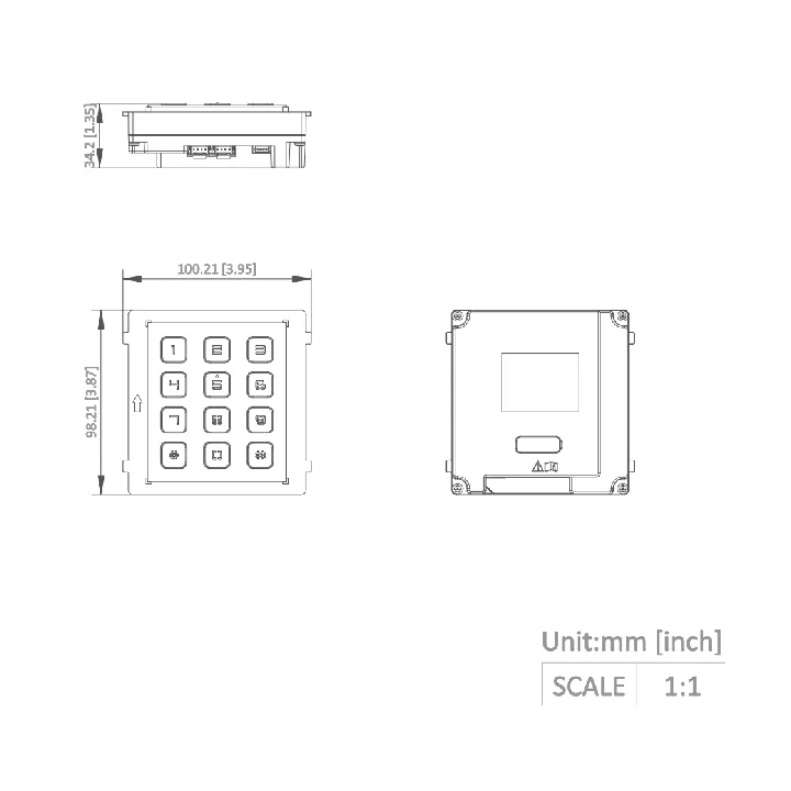 Ds-Kd-Kp/S Série Kd8 Pro Station De Porte Modulaire