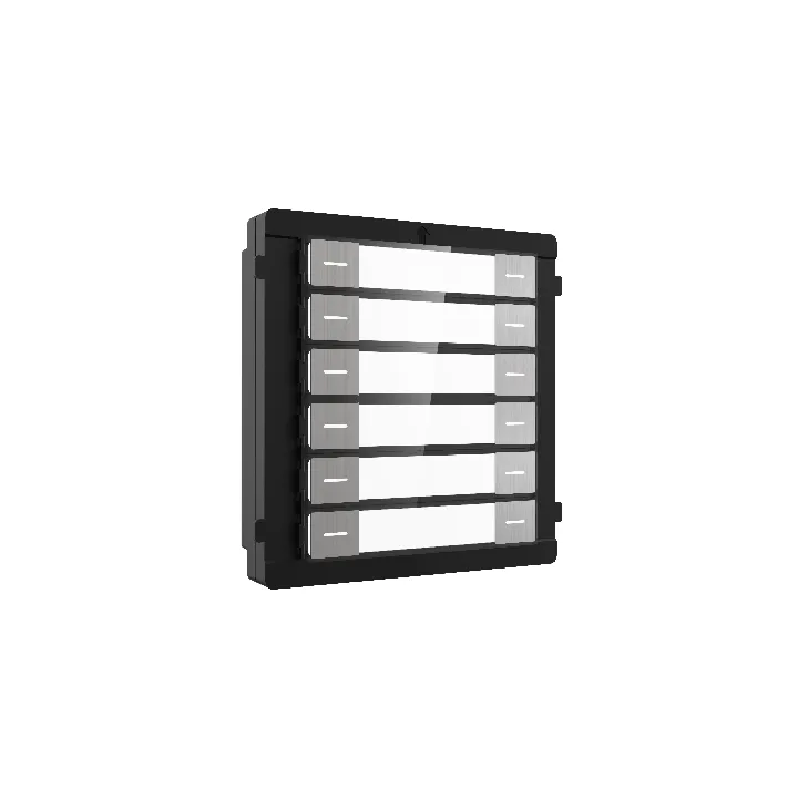 Ds-Kd-K12/ Module De Clavier Pour Poste De Porte Modulaire, 12 Touches Physiques, Saillie, Argent