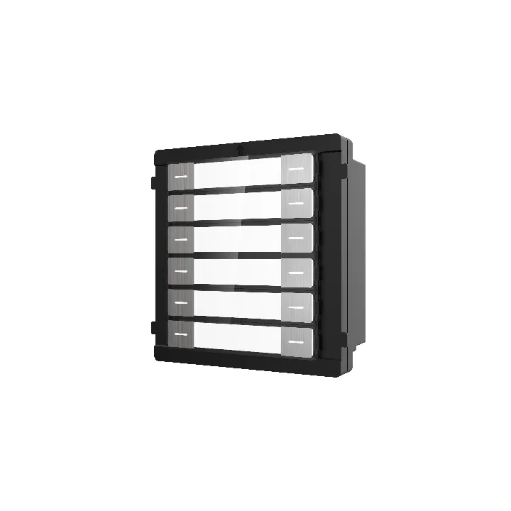 Ds-Kd-K12/ Module De Clavier Pour Poste De Porte Modulaire, 12 Touches Physiques, Saillie, Argent