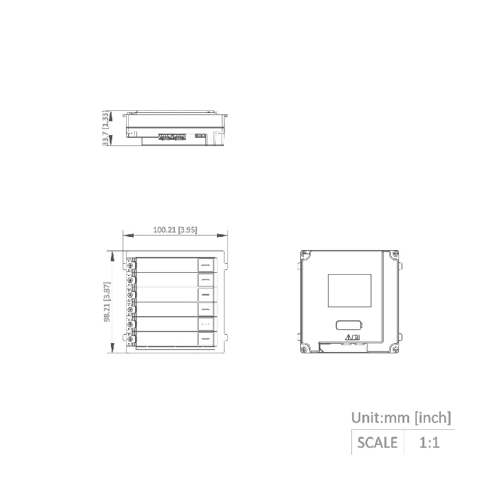 Module De Bouton D’Appel – Station De Porte Modulaire Série Kd8 Pro