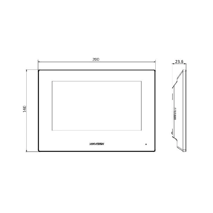 Station Intérieure 7" Tactile – Version Deux Fil /Europe Bv