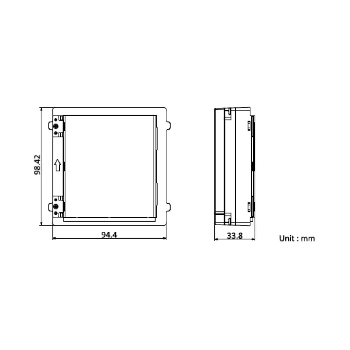 Ds-Kd-Info Module D'Information De La Série Kd8 Du Poste De Porte Modulaire