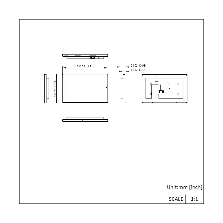 Ds-Kh9570-Wte1/S Station Intérieure Série 9