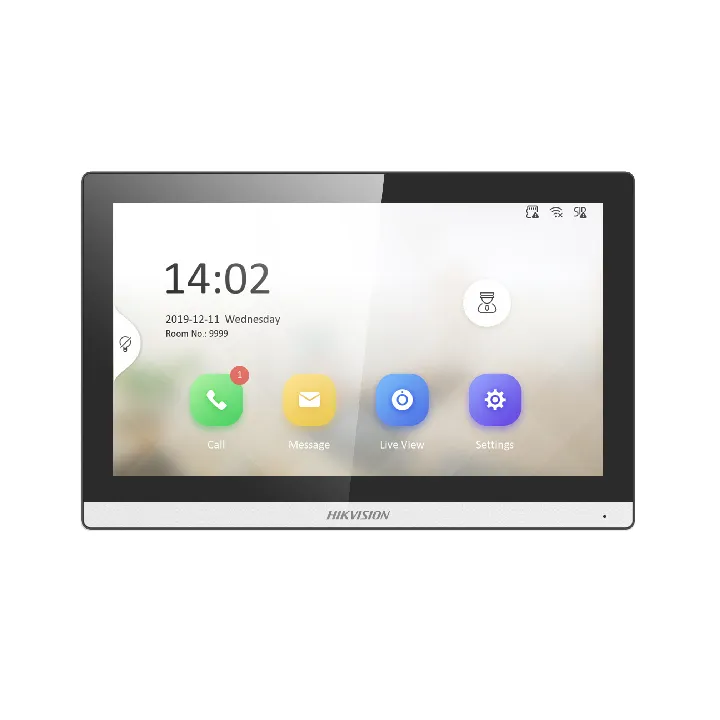Ds-Kh6350-Wte1 7“ Station D'Interphone Vidéo Sur Ip Pour L'Intérieur