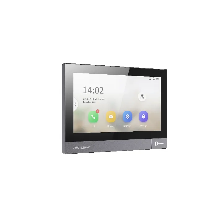 Ds-Kh8381-Wte1 Station Intérieure De La Série Pro Avec Écran Tactile Ips 7", Résolution 1024X600