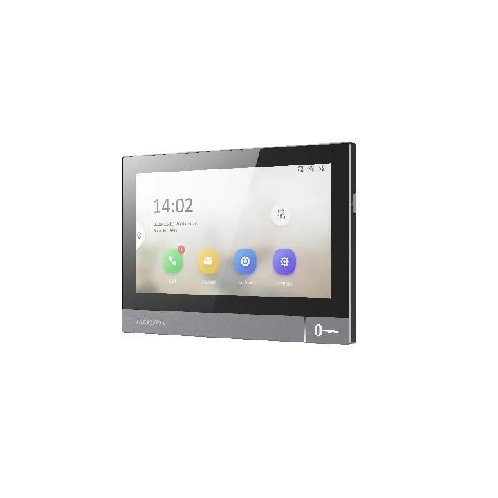 Ds-Kh8381-Wte1 Station Intérieure De La Série Pro Avec Écran Tactile Ips 7", Résolution 1024X600