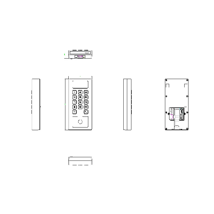 Ds-K1T502Dbwx-Qre1 Interphone Poe Wi-Fi Prox, Code Pin, Qr, Ble