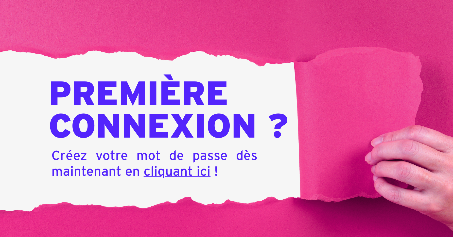 Premiere connexion